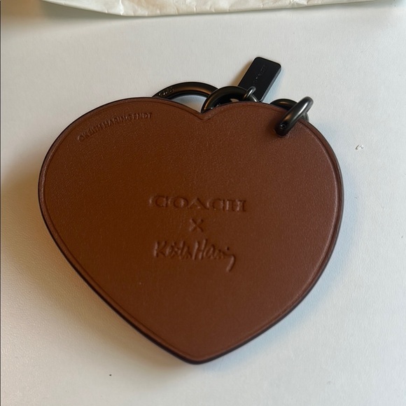 Coach Pink Heart Keychain - Picture 3 of 4